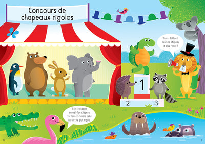 Chapeaux rigolos - Mes petits autocollants Usborne