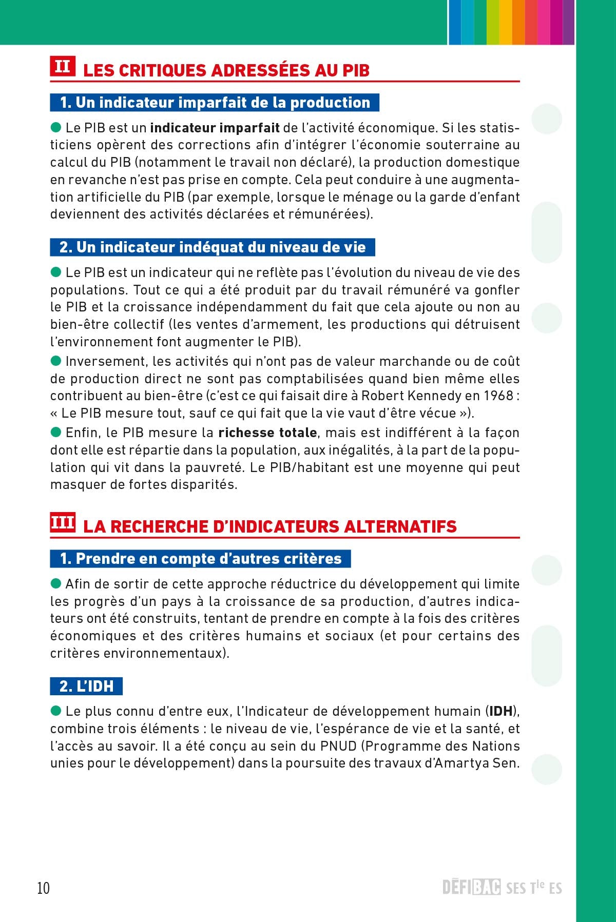 DéfiBac - Fiches de révision SES Terminale ES + OFFERT : vos fiches sur votre mobile