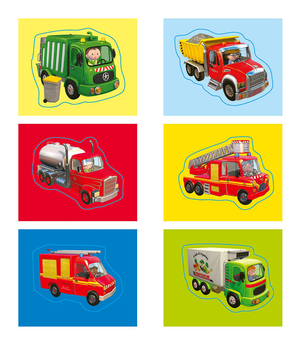 Mon coloriage p'tit garçon - Les camions