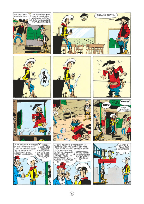 Lucky Luke - Tome 9 - Des rails sur la prairie