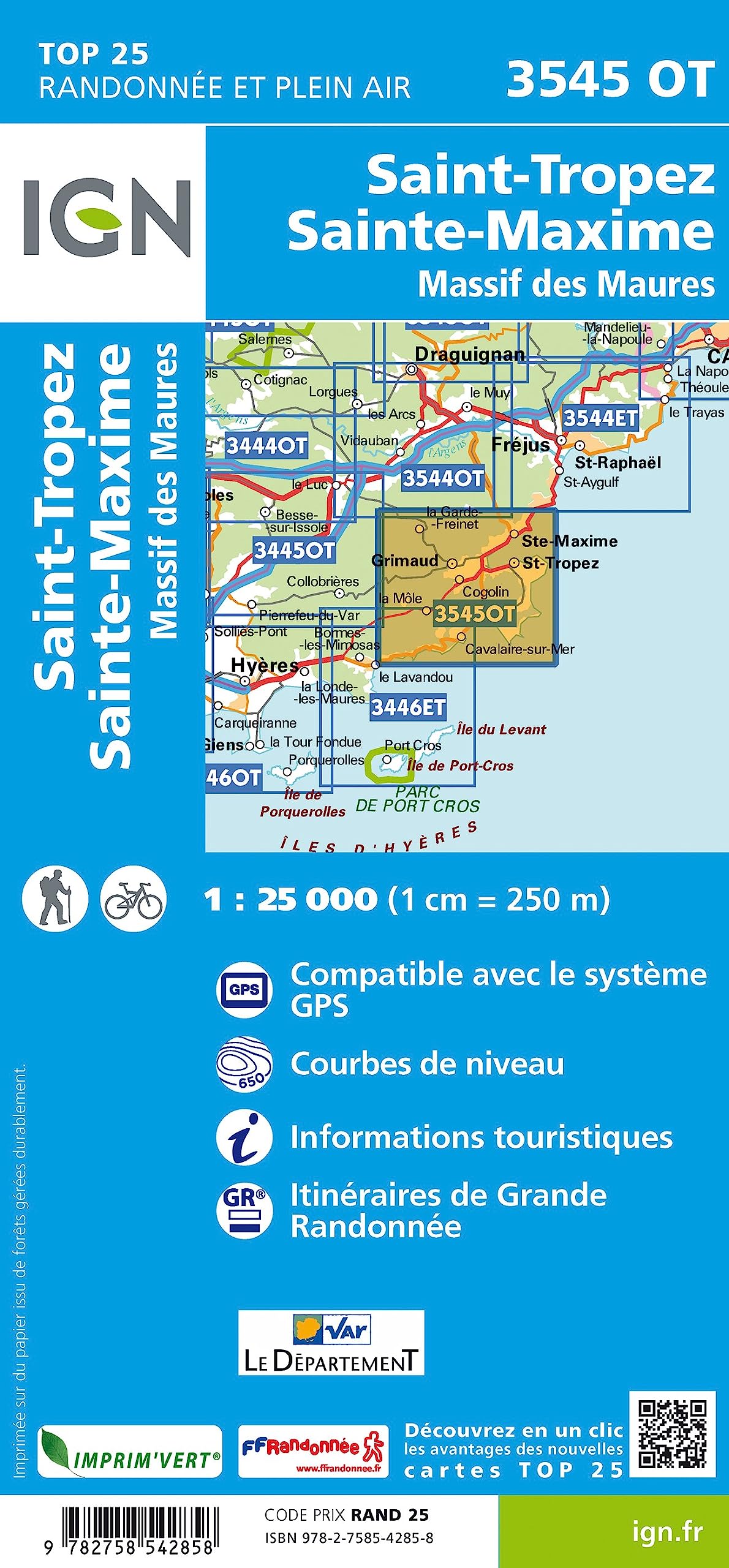 3545OT Saint tropez - sainte maxime massif des maures