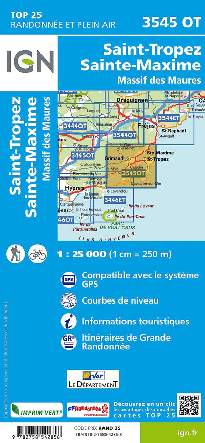 3545OT Saint tropez - sainte maxime massif des maures
