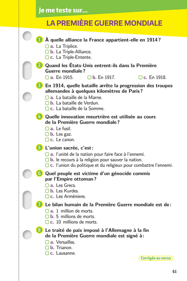 Mes années Bac - Fiches Histoire-Géographie 1re