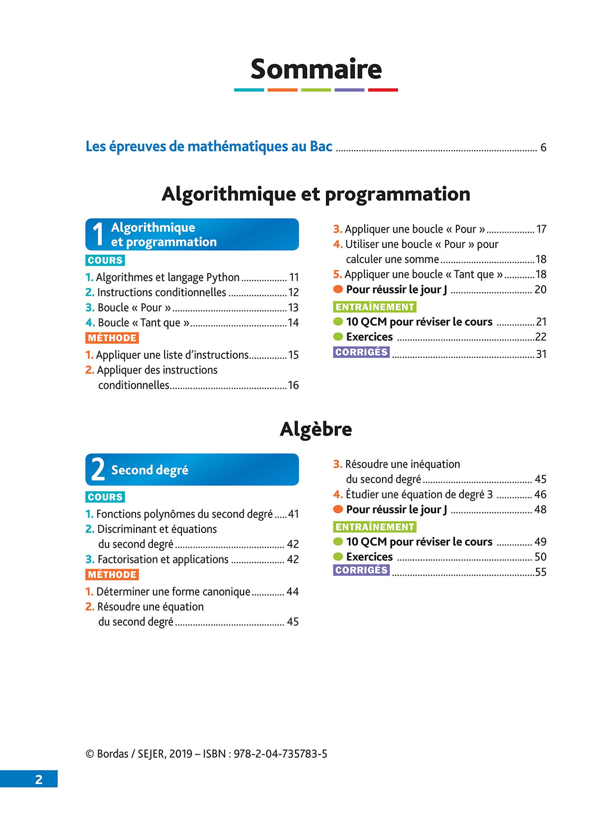 Mes années Bac - Spécialité Maths 1re