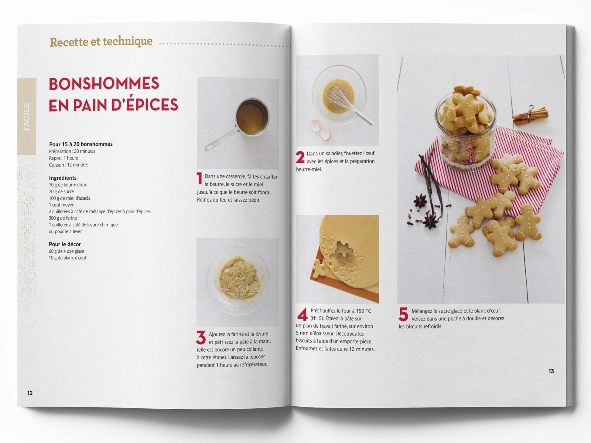 Gâteaux et biscuits de Noël: Du sablé à la bûche, toutes les techniques en pas à pas pour se régaler