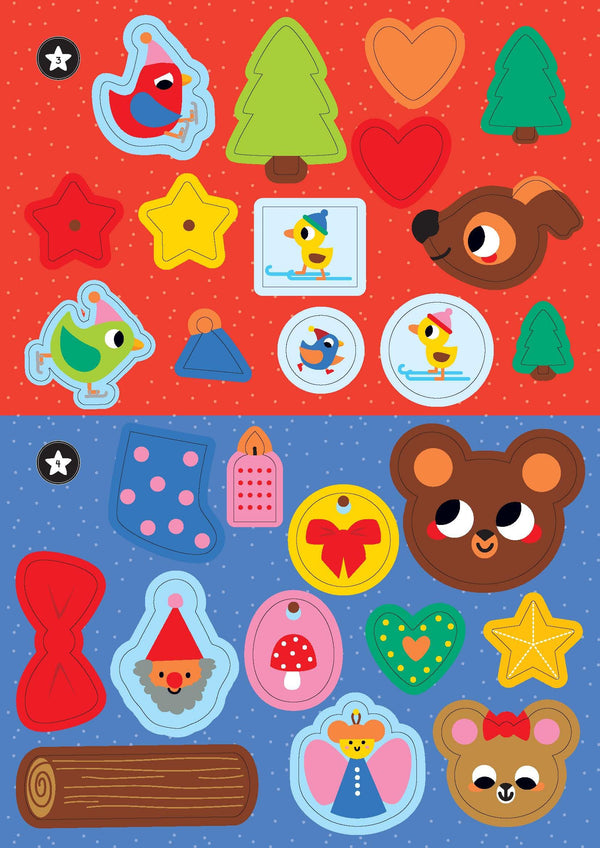 Colle et Colorie - Noël