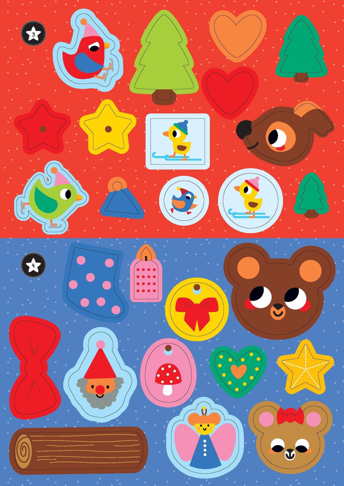 Colle et Colorie - Noël