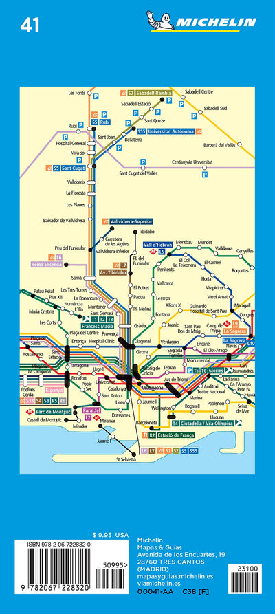 Plan Barcelona - Plànol i Índex / Plano e Índice