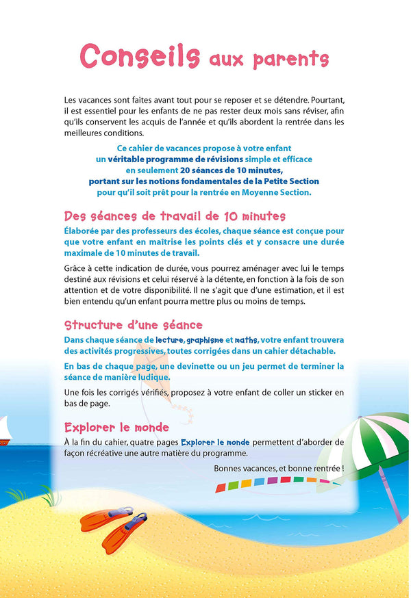 Bordas Vacances - Je rentre en Grande section