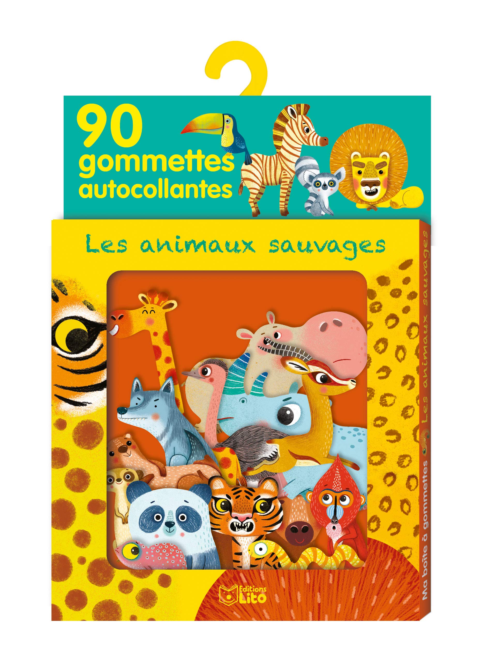 Ma boîte à gommettes - Les animaux sauvages - de 3 à 5 ans