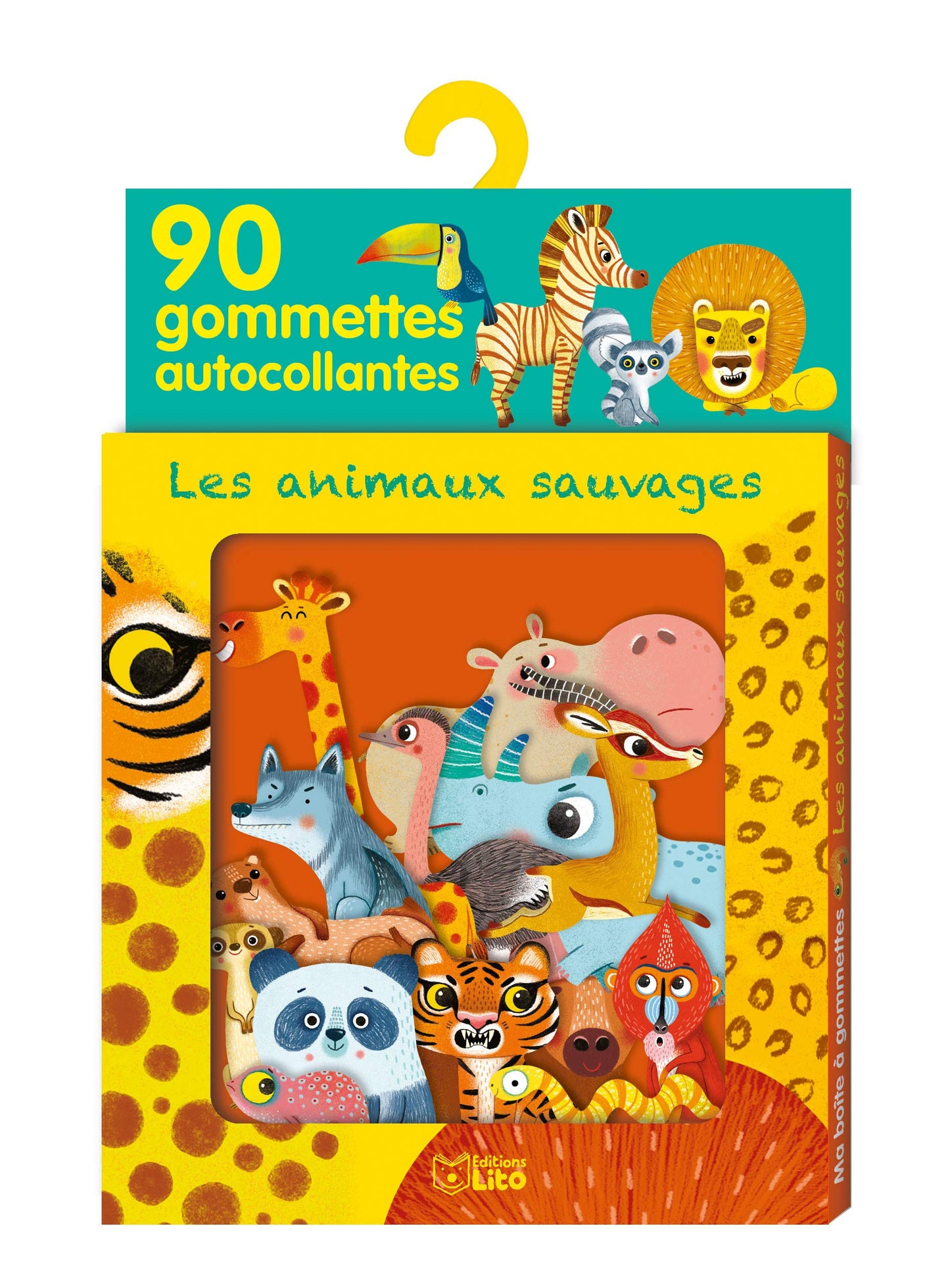Ma boîte à gommettes - Les animaux sauvages - de 3 à 5 ans