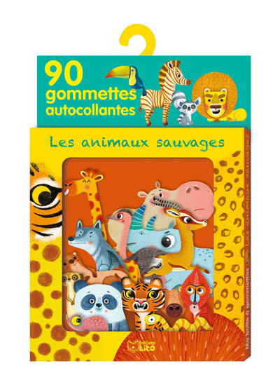 Ma boîte à gommettes - Les animaux sauvages - de 3 à 5 ans