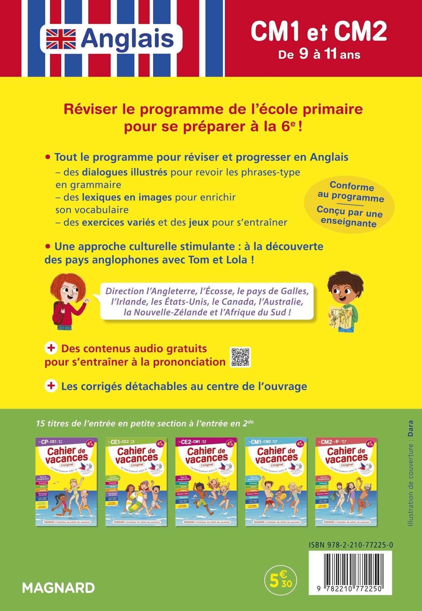 Cahier de vacances 2022, Anglais primaire 9-11 ans: Magnard, l'inventeur du cahier de vacances