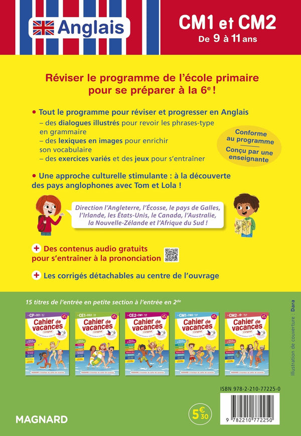 Cahier de vacances 2022, Anglais primaire 9-11 ans: Magnard, l'inventeur du cahier de vacances