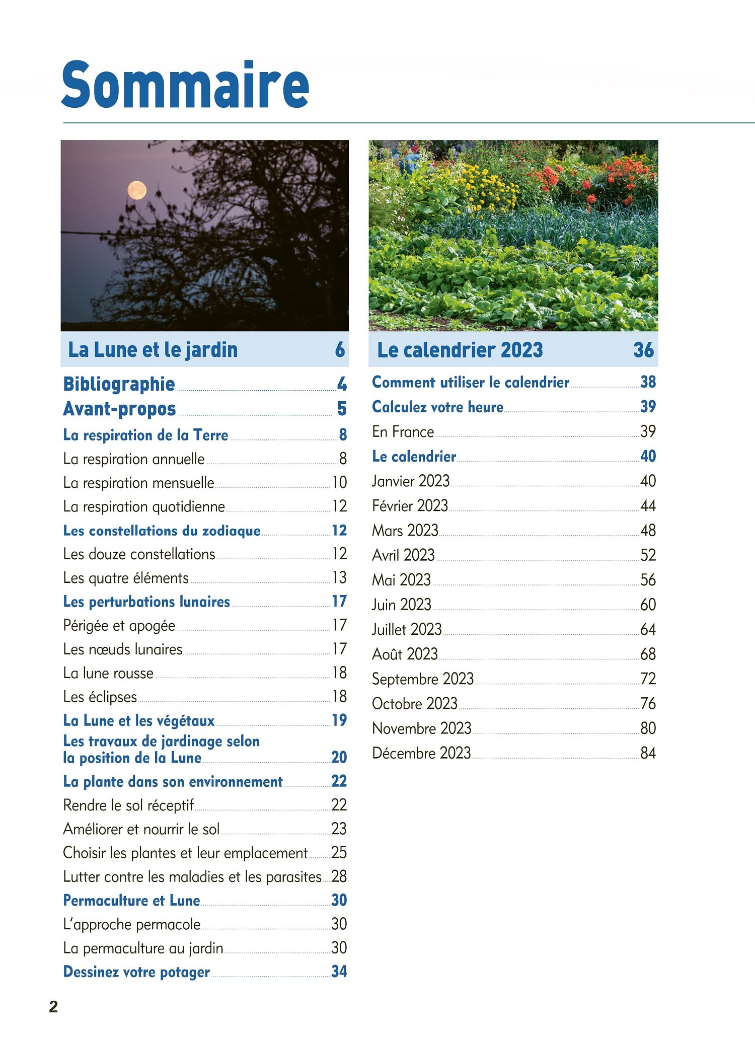 Jardinez avec la Lune 2023