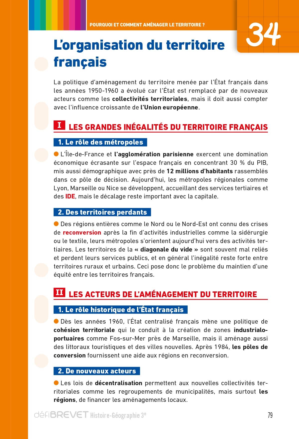 Defibrevet - fiches de révision - histoire géo emc 3e