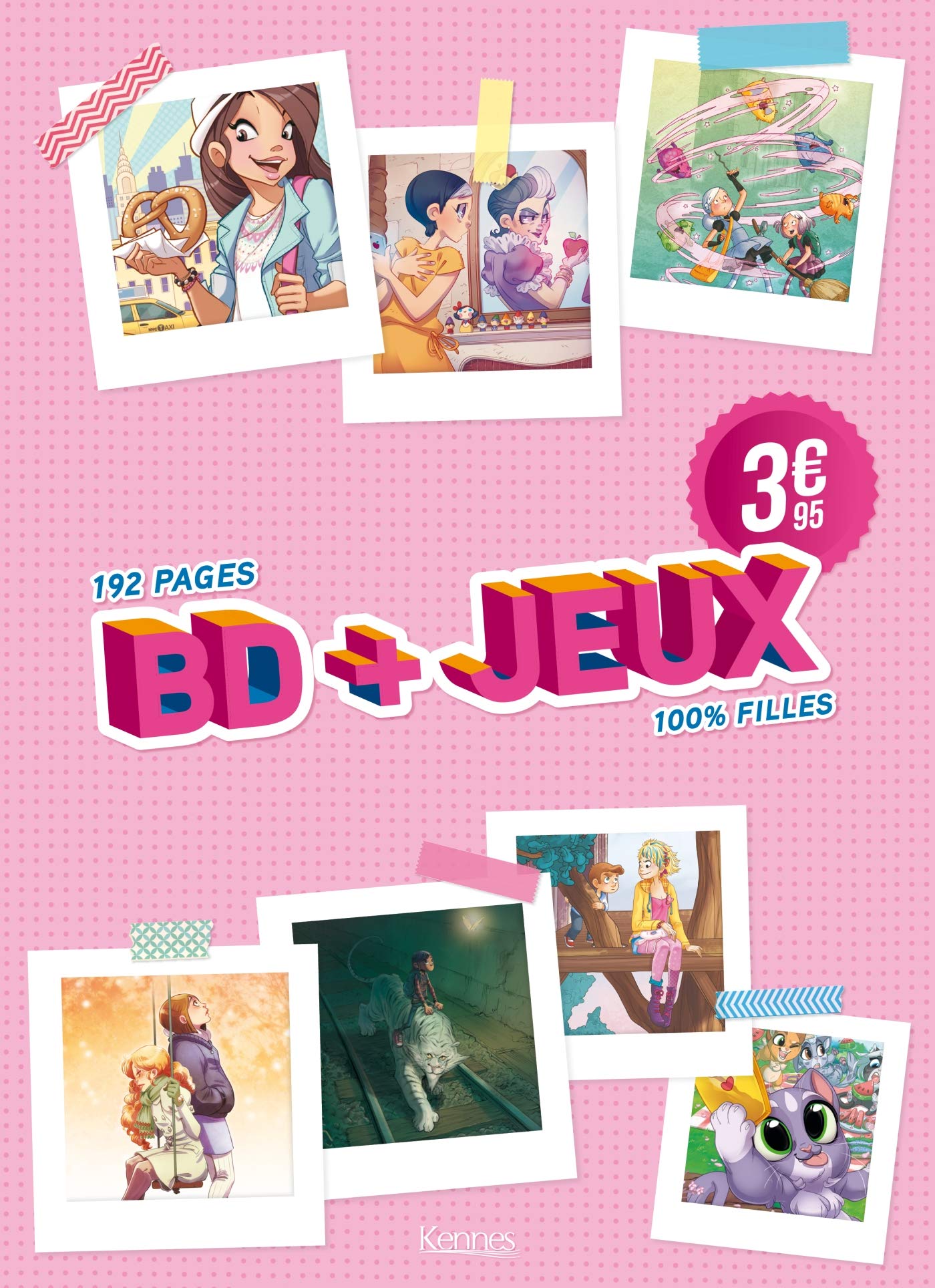 192 pages BD + Jeux 100% filles