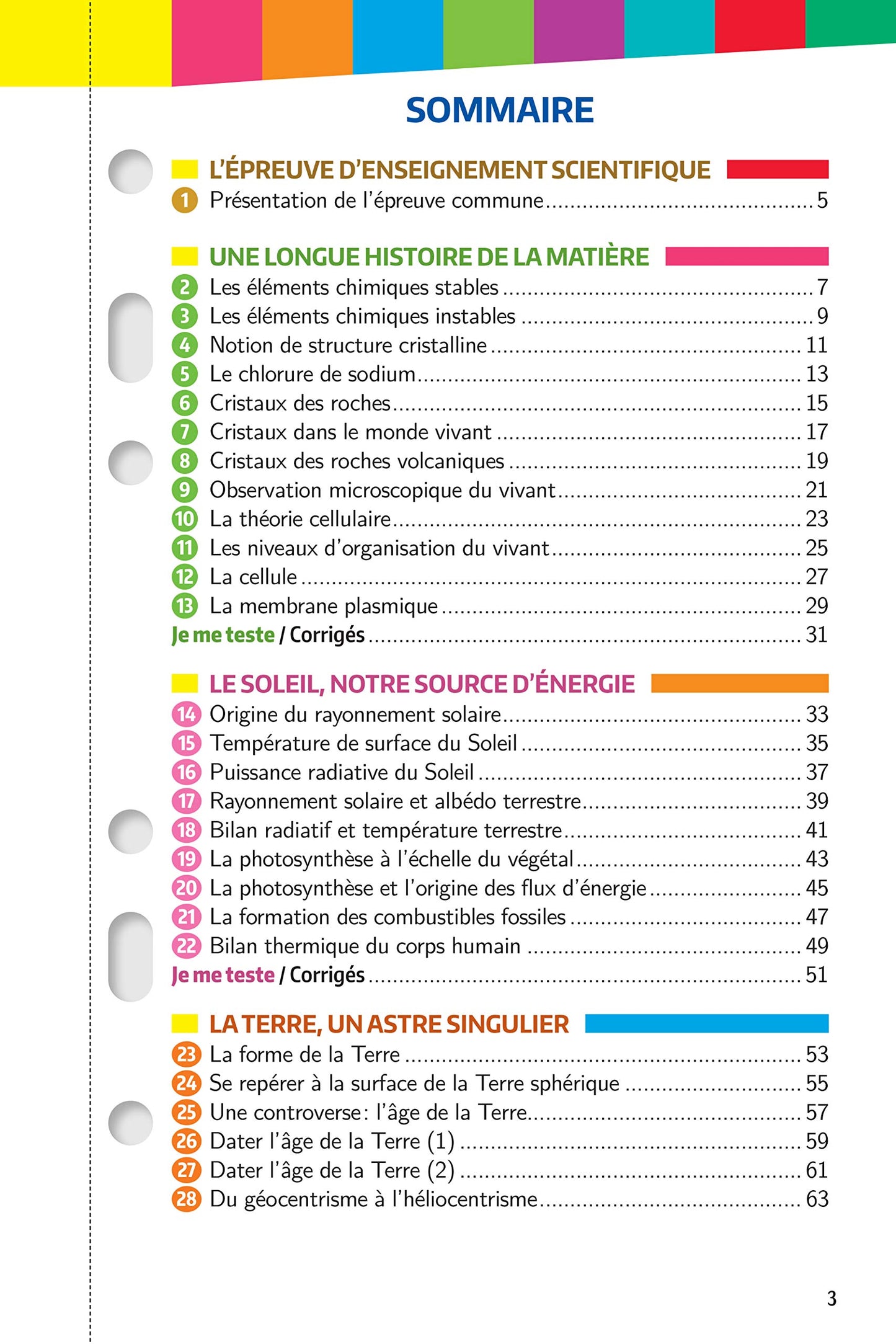 Mes années Bac - Fiches Enseignement scientifique 1re