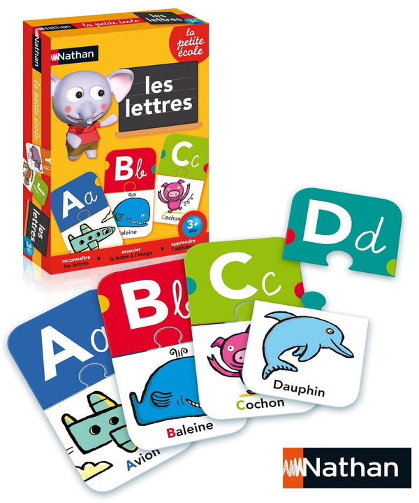 Nathan - Les Lettres - Jeu éducatif pour appréhender la Lecture et l'écriture dès 3 Ans