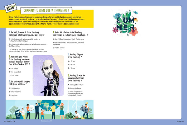 Cahier d'été pour ne pas s'emmerder sur la plage