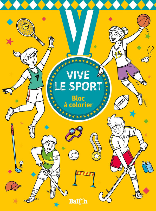 Sport : bloc à colorier