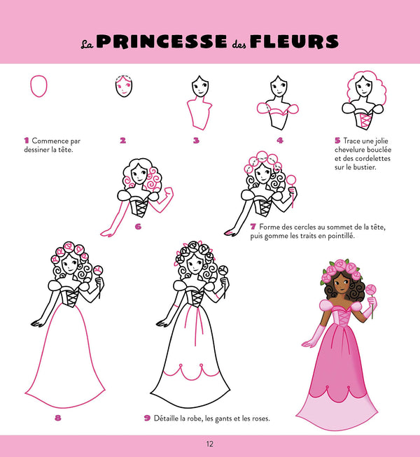 Mes dessins super faciles - Princesses et chevaliers