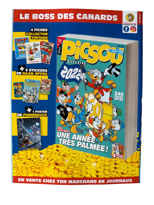 Super Picsou Géant Numéro 228 : L'année 2022 on la dévale... tout schuuuuss!