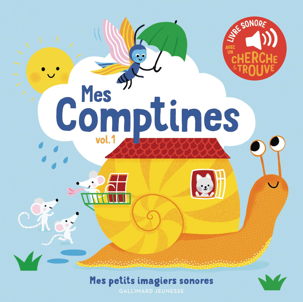 Mes comptines. Vol 1 - Mes petits imagiers sonores - Dès 1 an