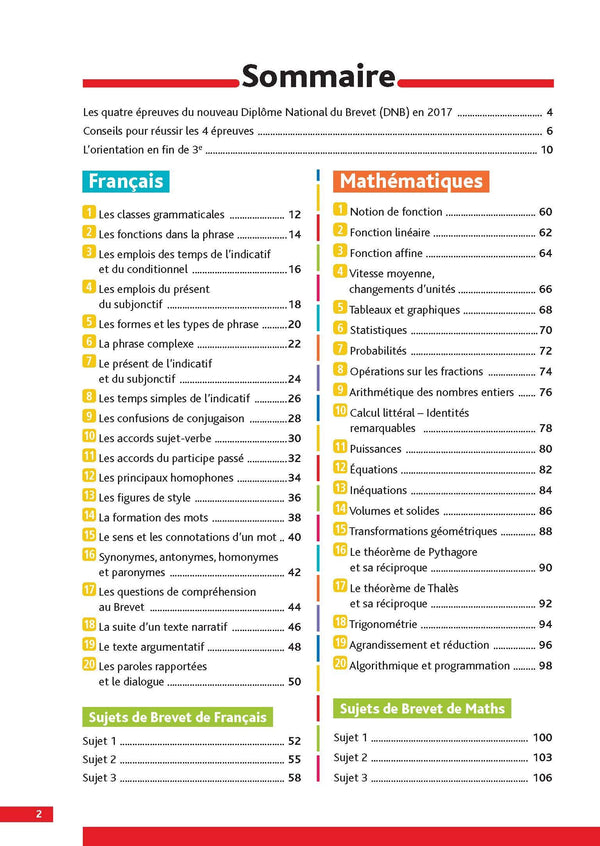 Mon Année Brevet - Je prépare et réussis mon Brevet 3e