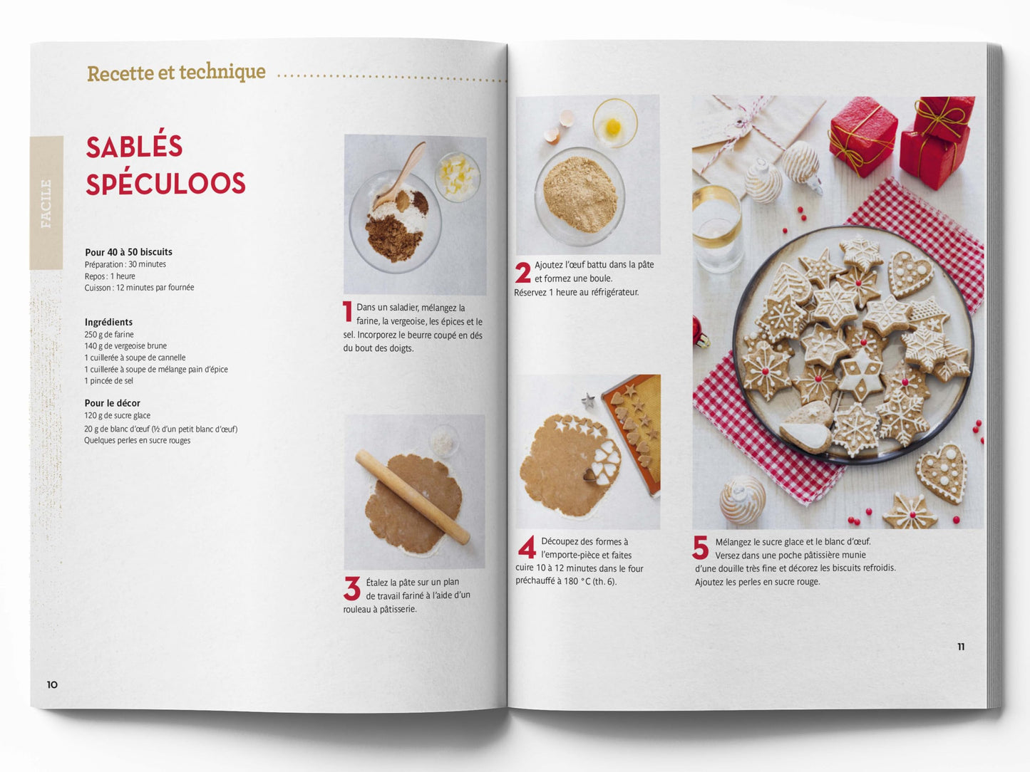 Gâteaux et biscuits de Noël: Du sablé à la bûche, toutes les techniques en pas à pas pour se régaler