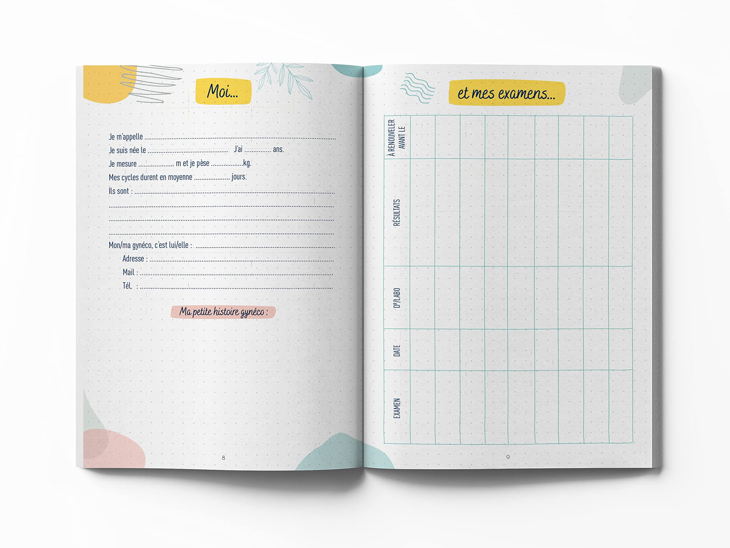 Mon carnet de FIV – journal de bord pour accompagner le parcours PMA (2 protocoles complets de FIV)