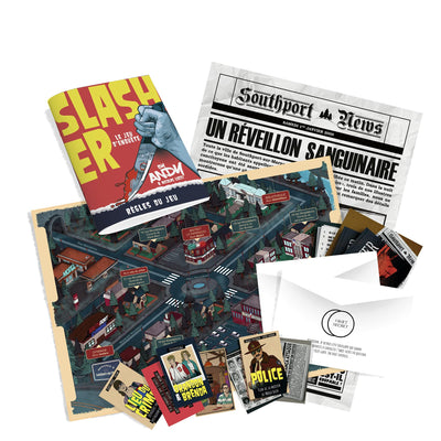 Slasher : le jeu d'enquête by Andy - Jeu de société de 2 à 6 joueurs - Dès 14 ans