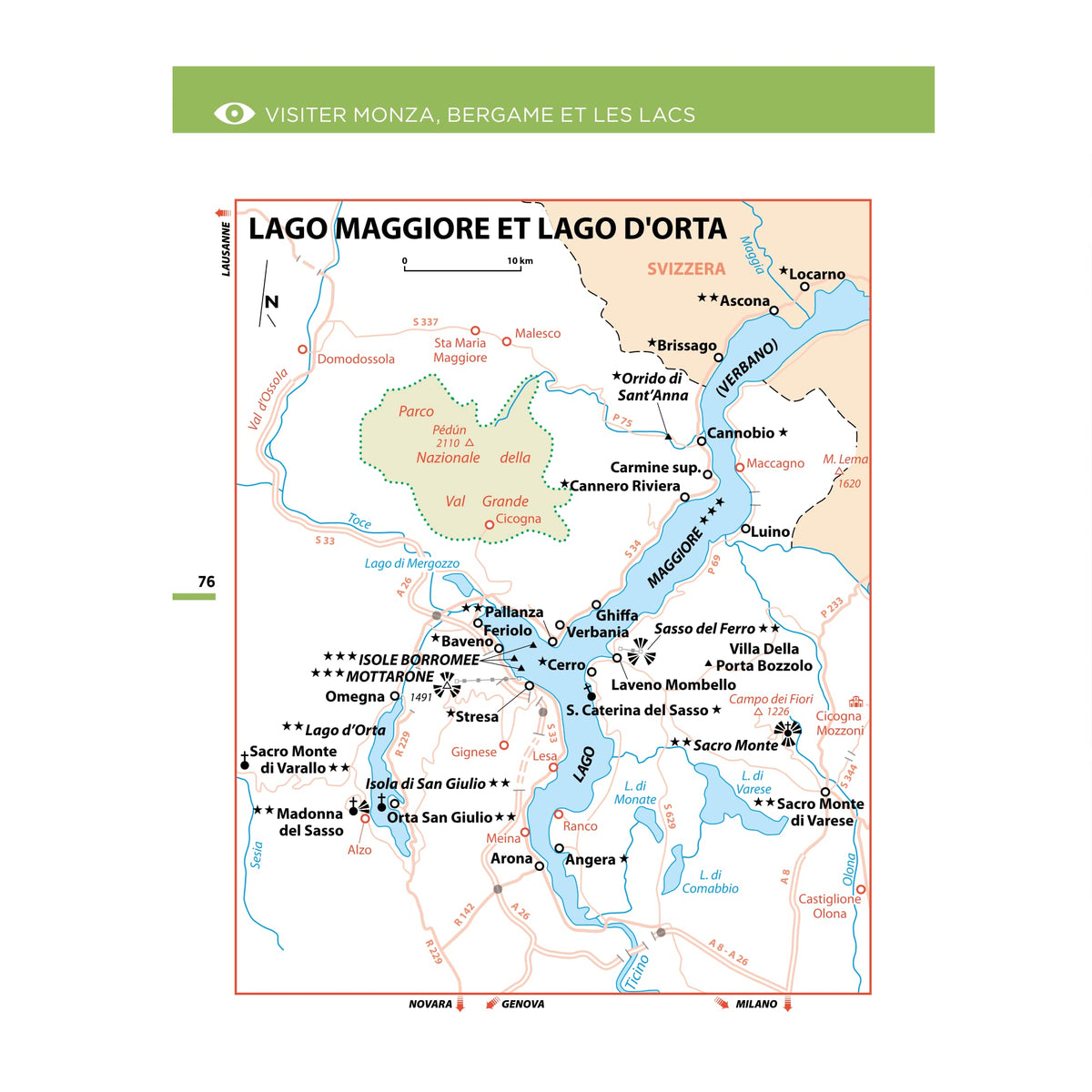 Guide Vert WE&GO Milan, Bergame et les lacs
