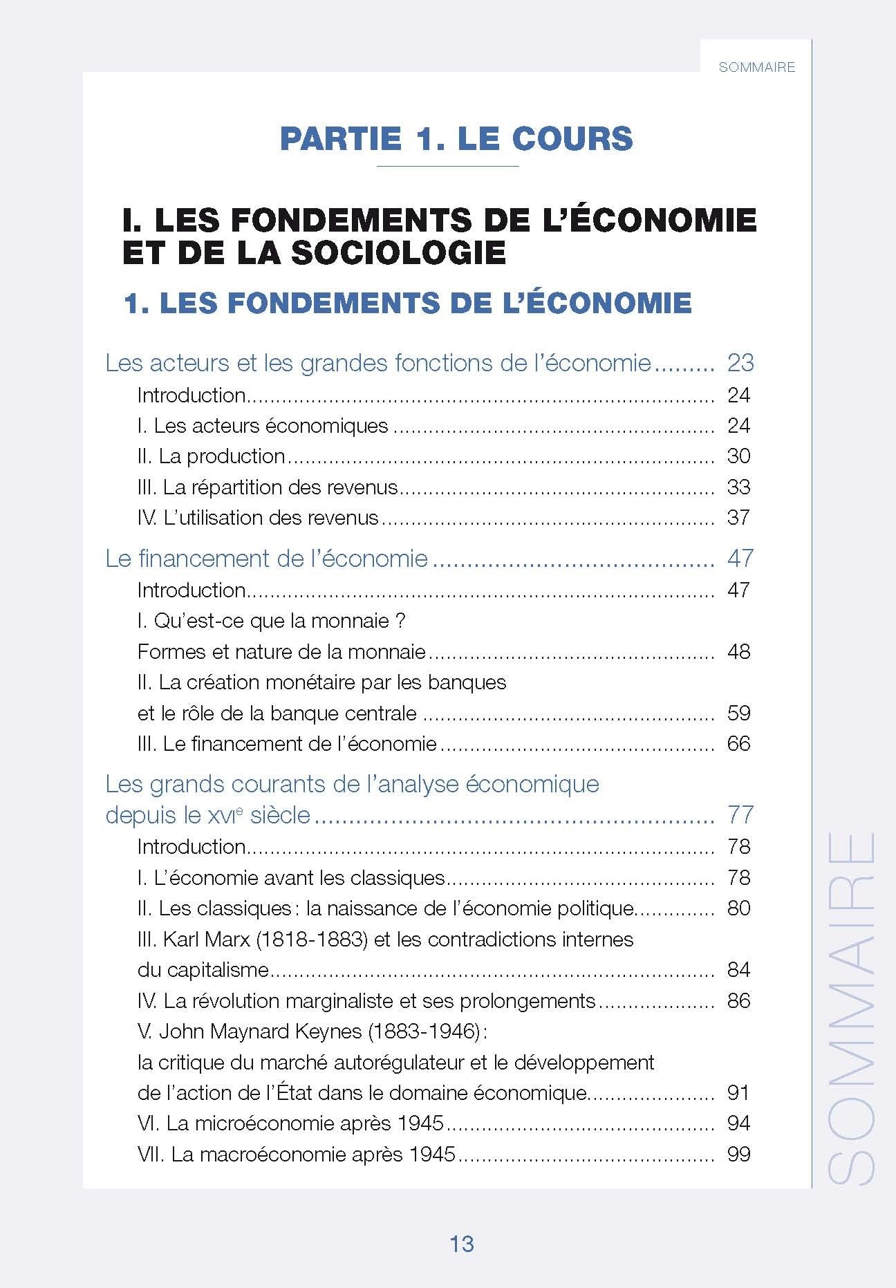 Economie, sociologie, histoire du monde contenporain 1er abbée ECE