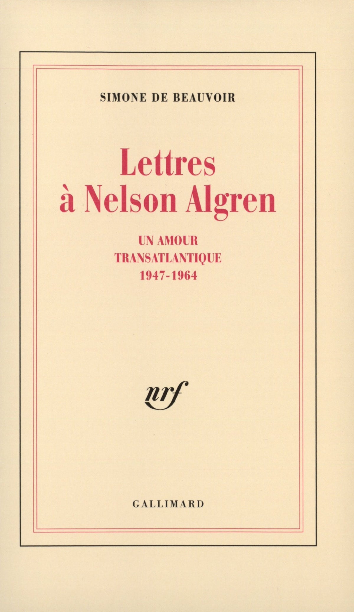Lettres à Nelson Algren