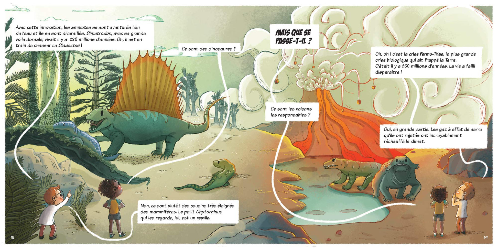 Estelle et Noé à la découverte des dinosaures !