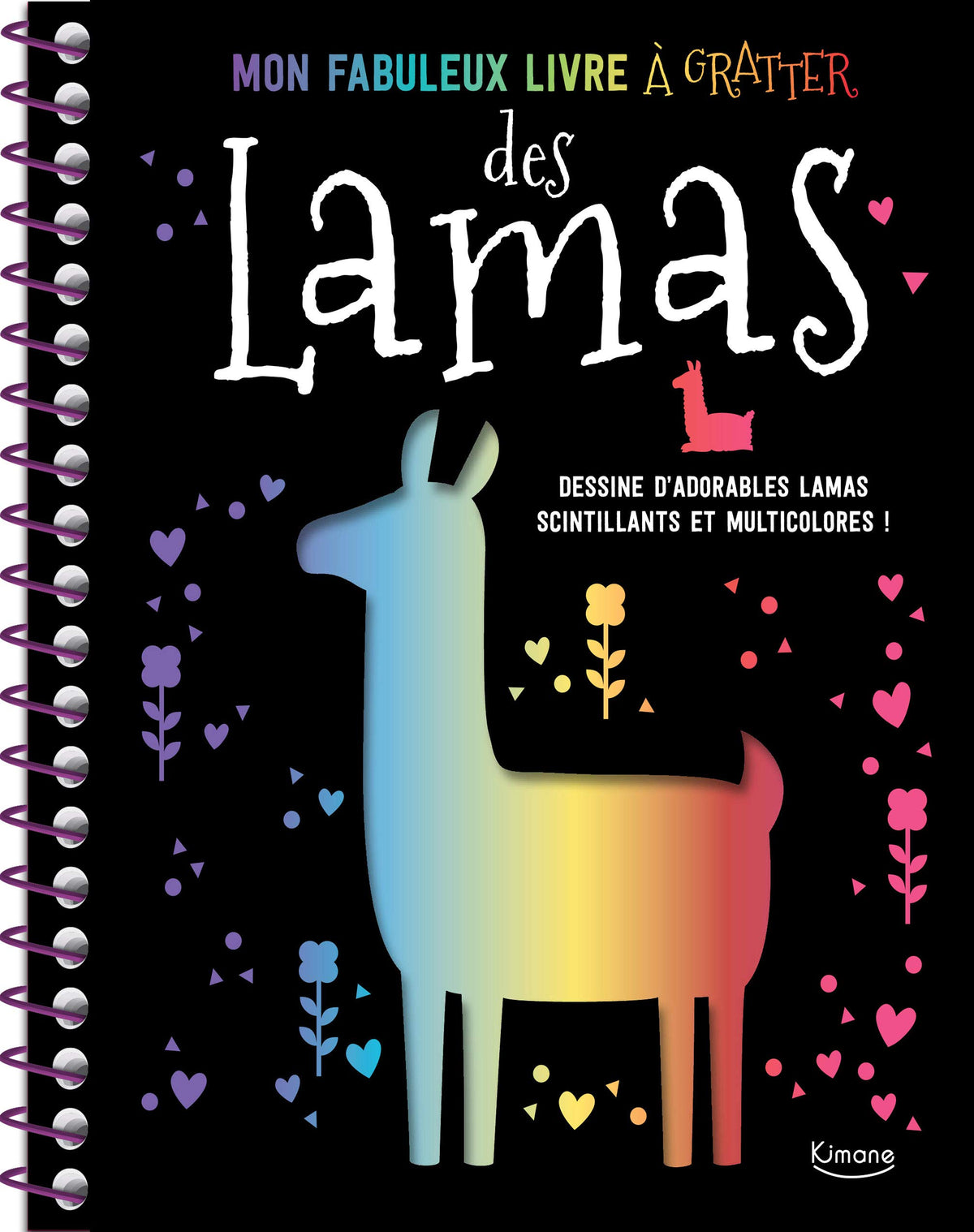 Mon fabuleux livre à gratter des lamas