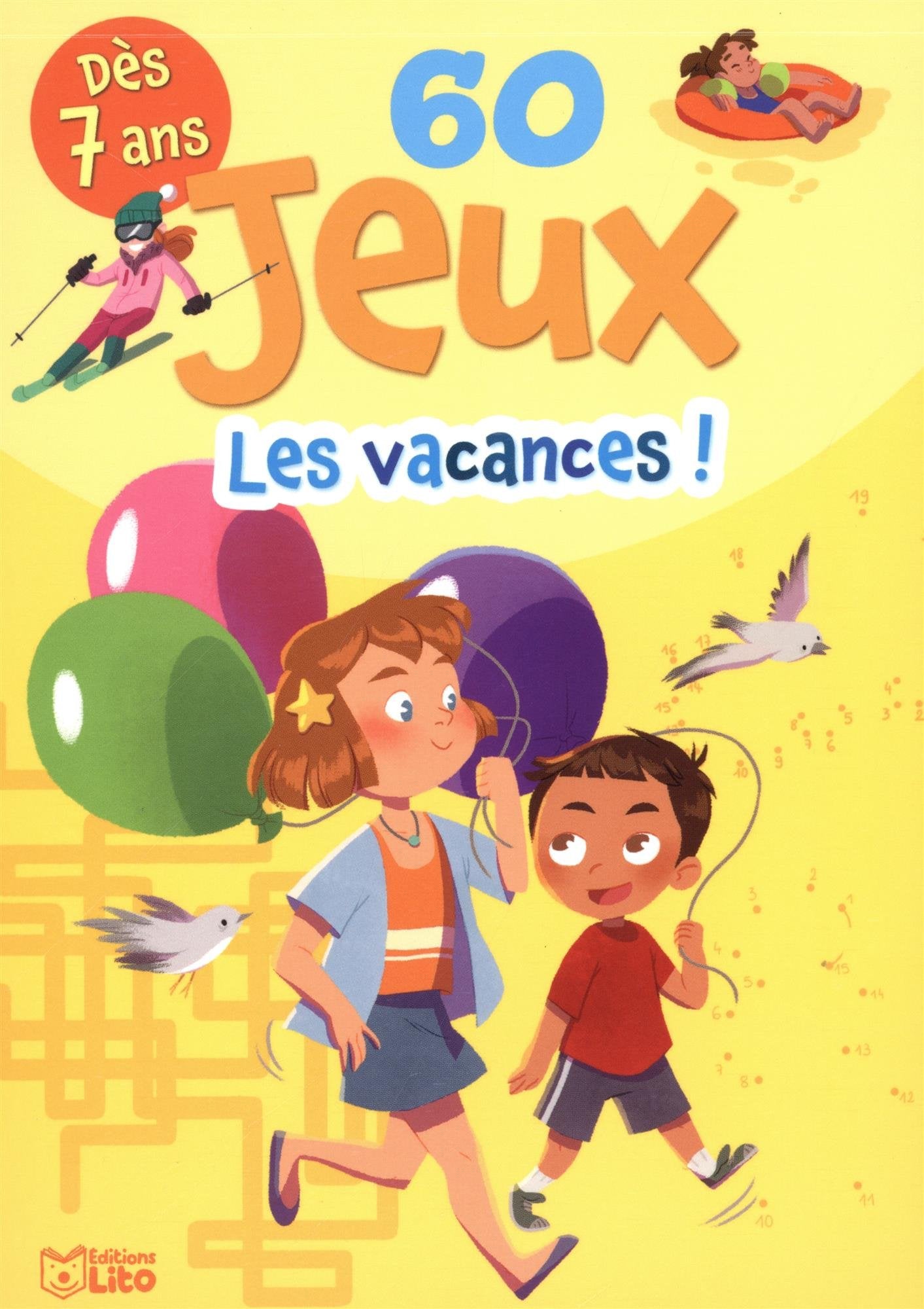Bloc jeux : 60 jeux Les vacances ! - Dès 7 ans