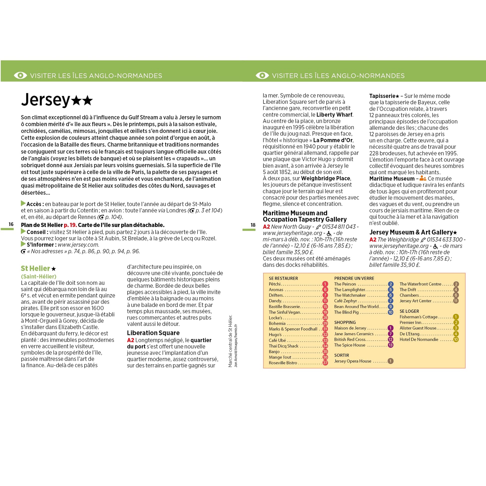 Guide Vert WE&GO Jersey, Guernesey: Îles anglo-normandes