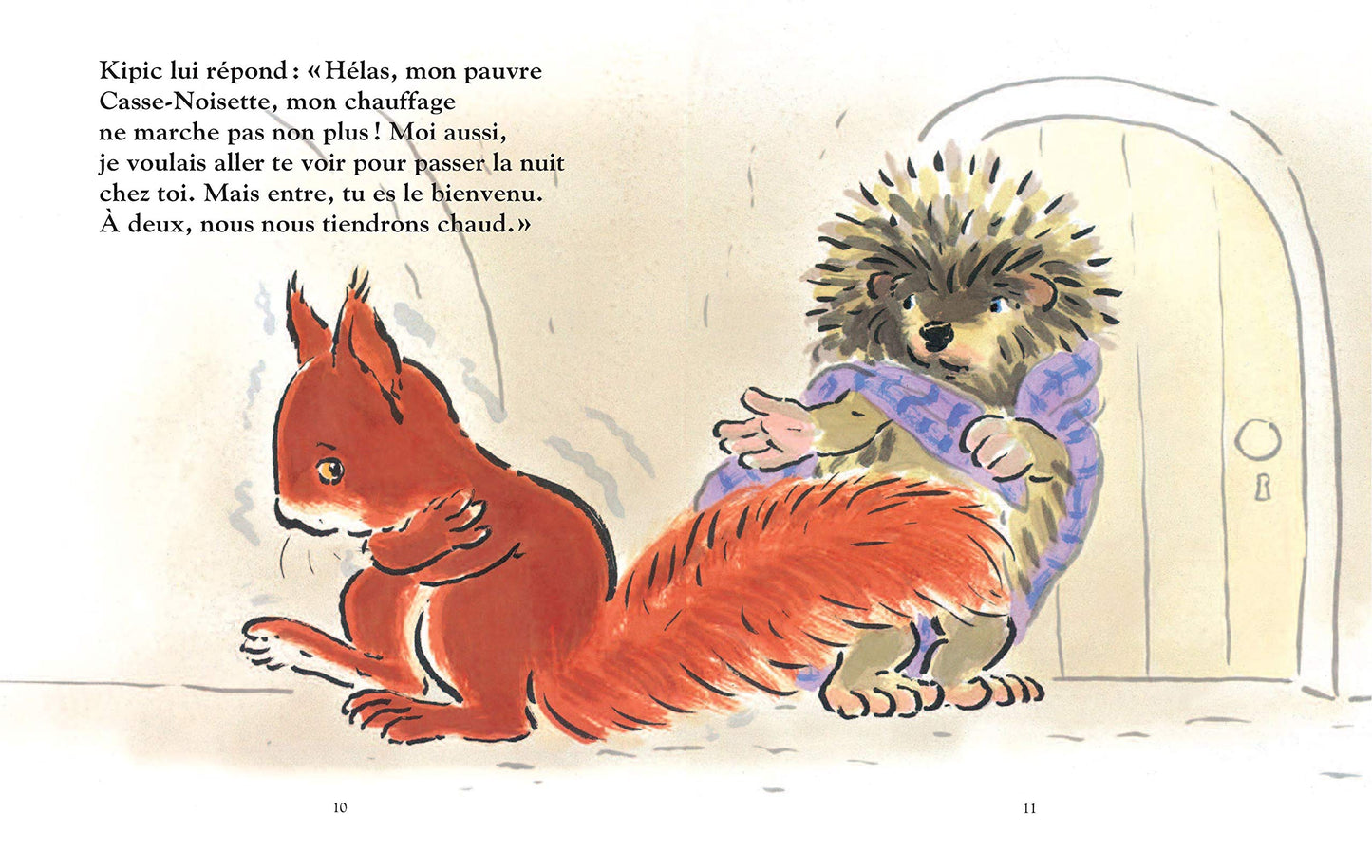 A trois on a moins froid