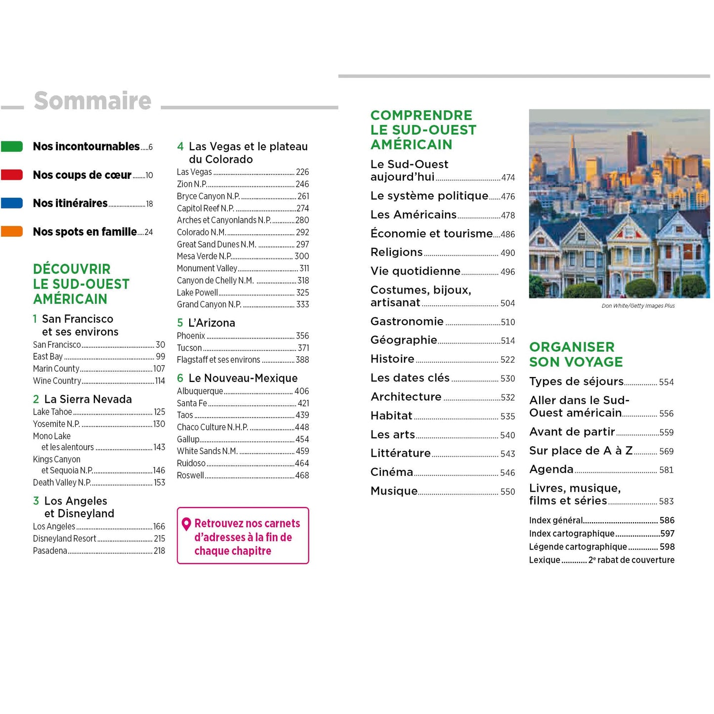 Guide Vert Sud-Ouest américain: Avec Los Angeles et San Francisco
