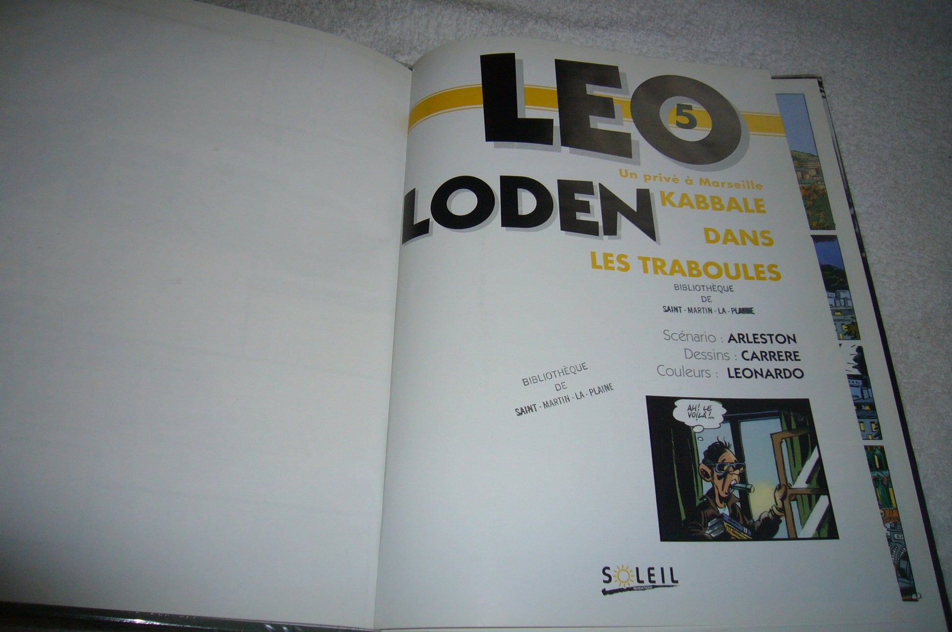 Léo Loden, tome 5. Kabbale dans Traboules