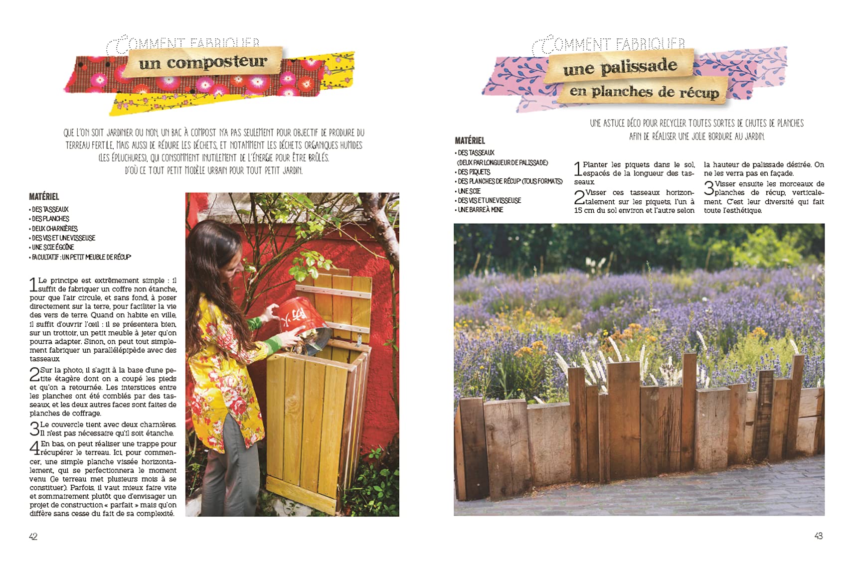 Tout faire soi-même dans le jardin – DIY green et zéro déchet : mobilier et déco, jardinière de balcon, semis, remèdes et recettes, douche solaire, mangeoire d'oiseaux