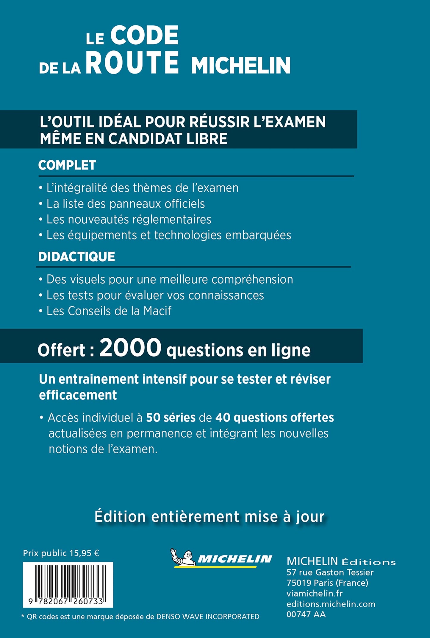 Code de la route Michelin 2024