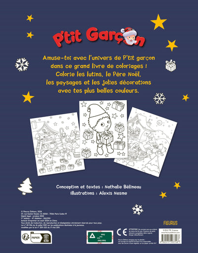 Mon très grand livre de coloriages Noël