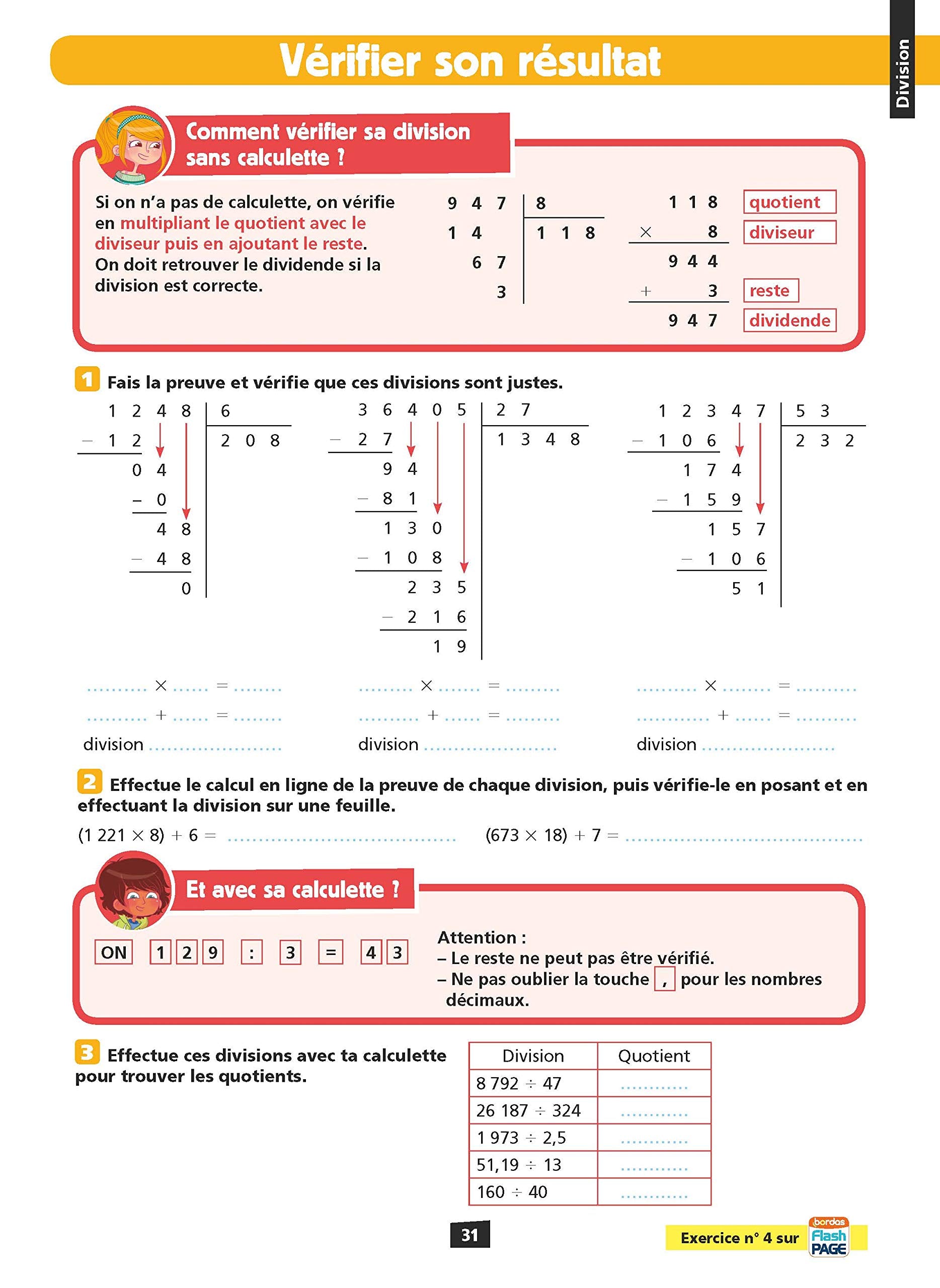 Ça y est, je sais ! Multiplication et Division CM1-CM2