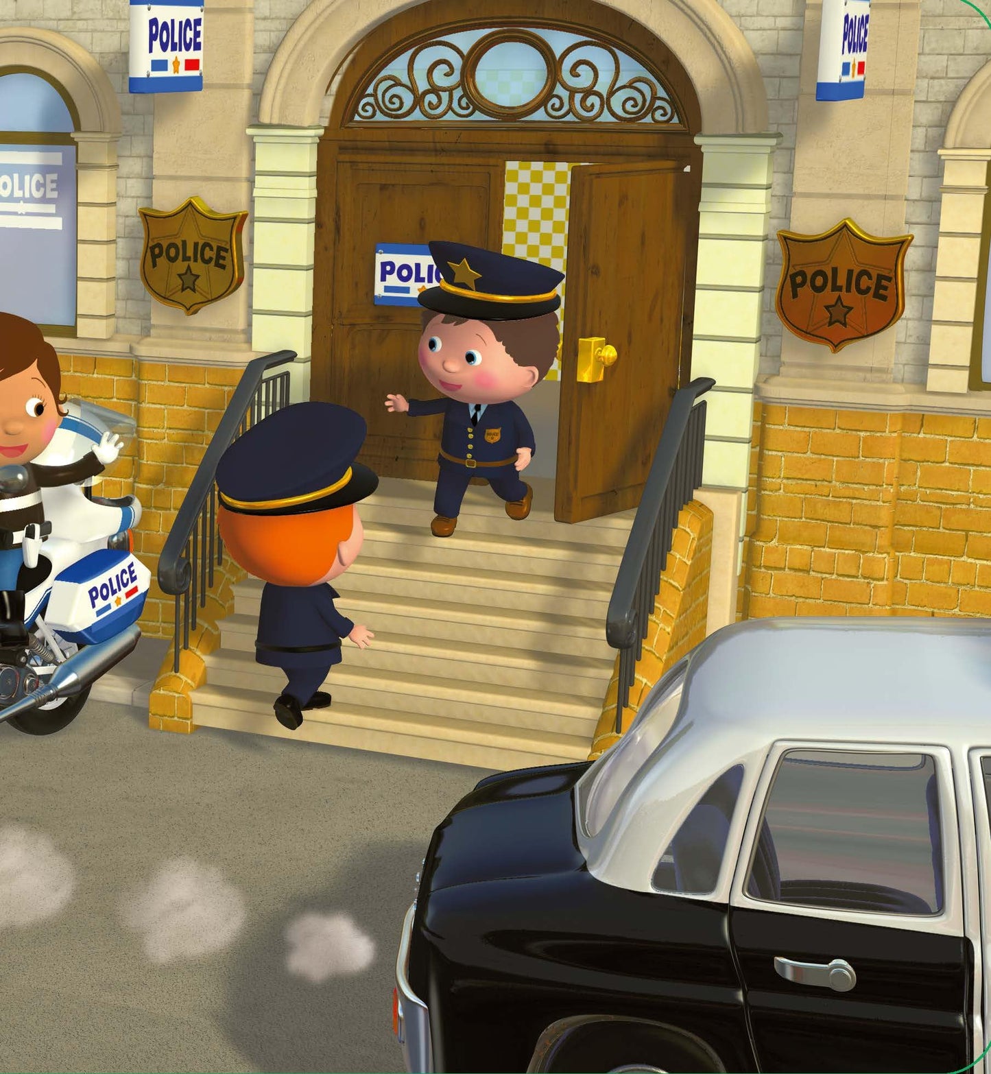 Mes histoires P tit garçon - les véhicules d'urgence