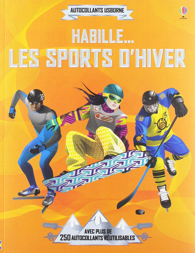 Habille... Les sports d'hiver - Autocollants Usborne