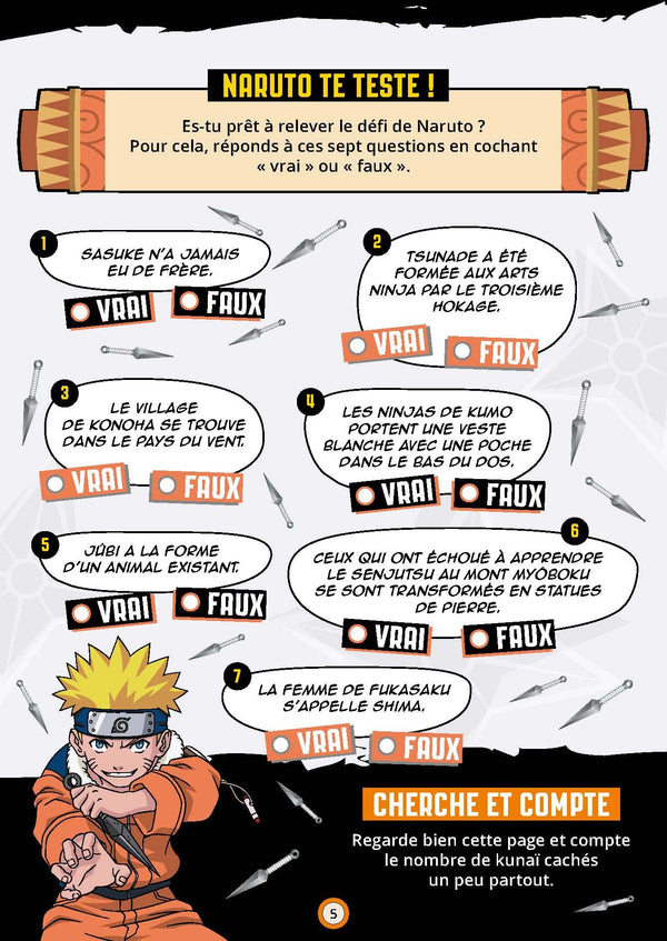 Bloc de jeux Naruto - Le monde de Naruto
