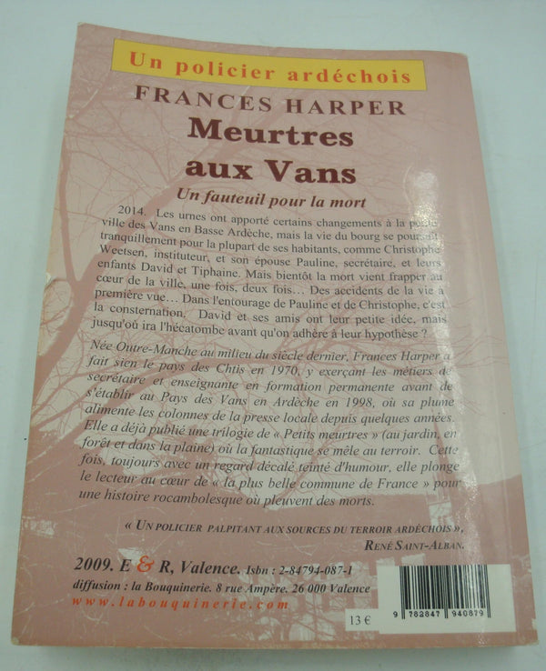 Meurtres aux Vans, un fauteuil pour la mort